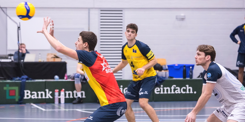 Nach der fünften Saisonniederlage liegen die Joner Volleyballer am Tabellenende der Nationalliga A. (Archivbild)