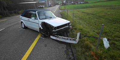 Beim Unfall entstand Sachschaden im Wert von über 10'000 Franken.