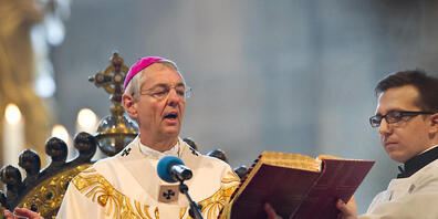 ARCHIV - Ludwig Schick galt als einer der liberaleren Bischöfe in der Deutschen Bischofskonferenz. Foto: picture alliance / dpa