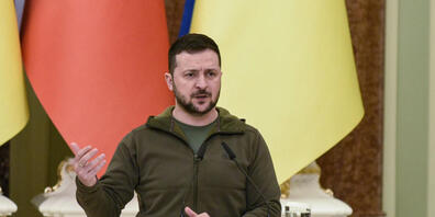 Der Präsident der Ukraine Wolodymyr Selenskyj. Foto: -/Ukrinform/dpa