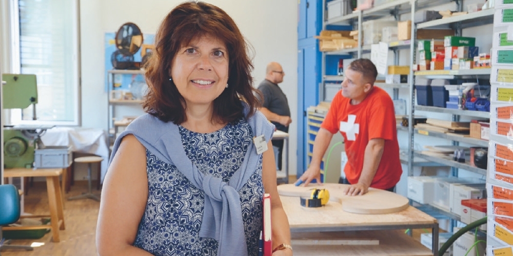 Kleika-Geschäftsleiterin  Sandra  Frei