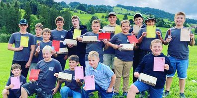 Die Reise ins Toggenburg hat sich gelohnt: Sieben von 17 Jungschwingern aus Mels und Wartau erhalten eine Auszeichnung.