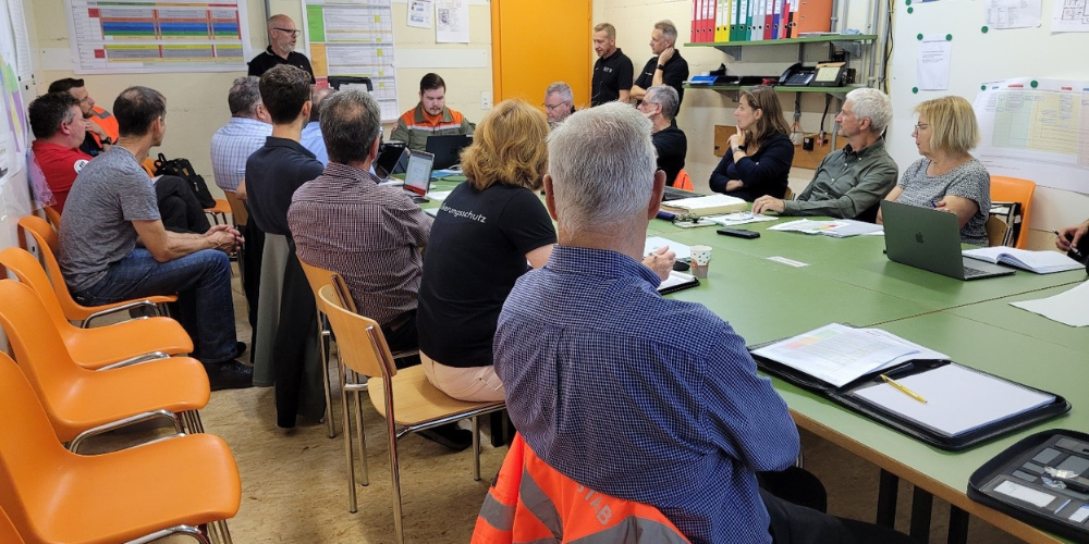 Briefing im KP Verahus