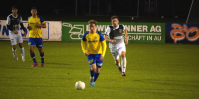 Carlo Lamorte beim Spielaufbau. 