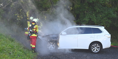 Der Brand war im Motorraum ausgebrochen und konnte von der ausgerückten Feuerwehr gelöscht werden.