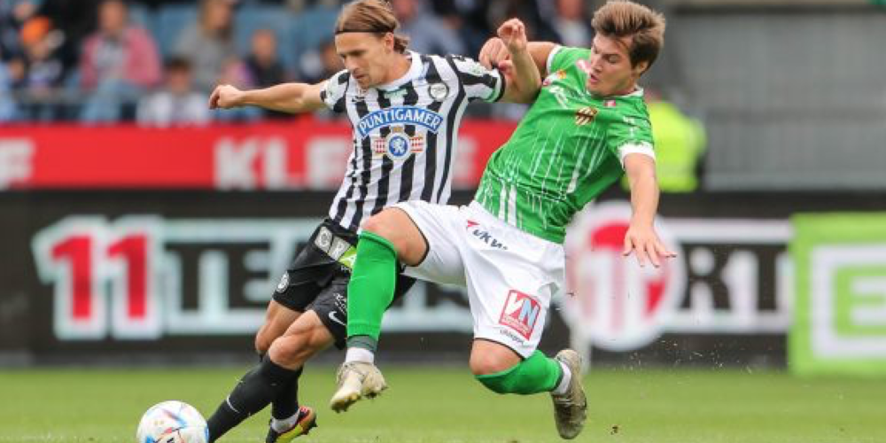 Da nützte aller Einsatz der Grün-Weissen nichts. Sturm Graz war überlegen.