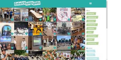 Die Startseite der neuen Plattform.