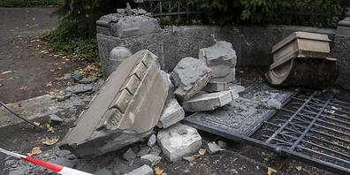 Der Eingang zum Friedhof Sihlfeld nach der Irrfahrt eines Mannes im Juni 2020. (Archivbild)