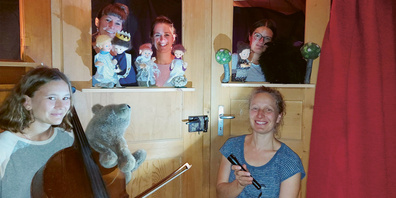 V.l.: Svea Dürr, Nora Dürr, Nina Monnerat Thöny, Moni Baumgartner, Miriam Wille. 