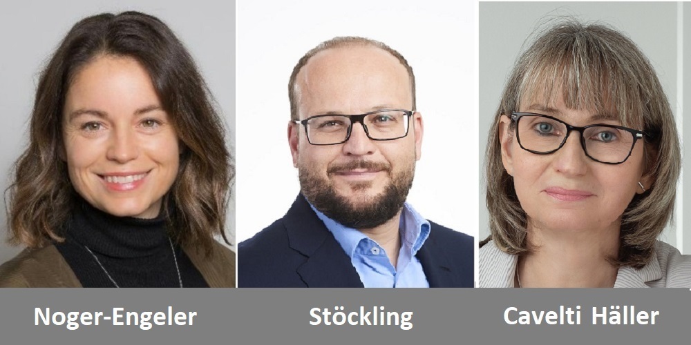(v.l.) Sarah Noger-Engeler (GLP), Martin Stöckling (FDP) und Franziska Cavelti Häller (GLP) stellen sieben Fragen zu St.Galler Privatschulen.
