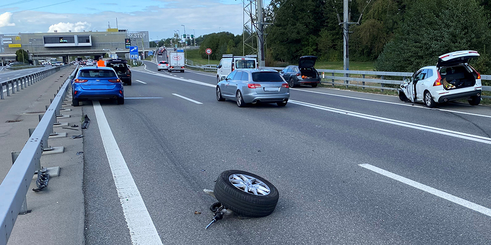 Wegen dem Auffahrunfall kam es auf der A4 zu Verkehrsbehinderungen. 
