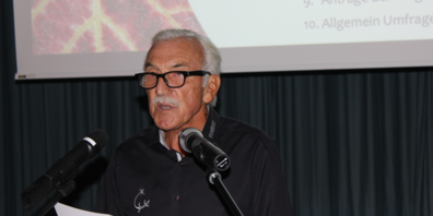 Fritz Kuster: noch ein Jahr Präsident der Rheintaler Weinfreunde