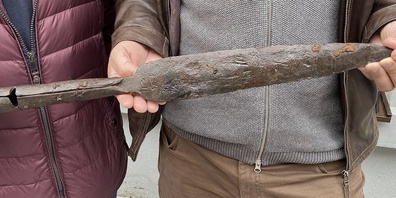 Diese Lanzenspitze ist nicht vierhundert, sondern erst zehn Jahre alt