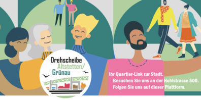 Infos zur Drehscheibe in Altstetten und zum Eröffnungsprogramm finden sich unter meinquartier.zuerich/assemblies/Drehscheibe-Altstetten-Gruenau.