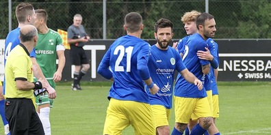 Die Diepoldsauer durften zweimal ihrem Goalgetter Ogün Hot gratulieren