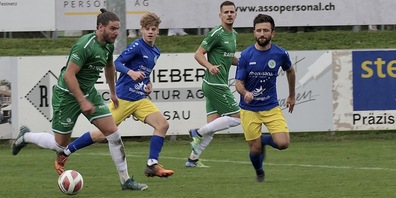 Der FC Rebstein (grün) wie auch der FC Diepoldsau-Schmitter haben an diesem Wochenende die Möglichkeit zu siegen