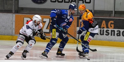 Auch Captain und Vorbild Roman Schlagenhauf gelang der erste Saisontreffer. 