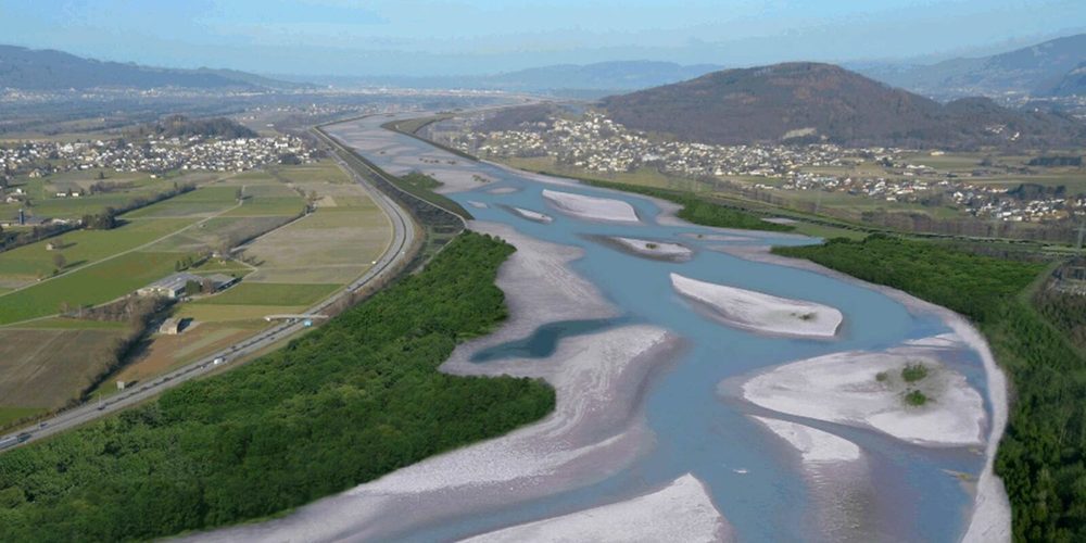 Der Alpenrhein wird durch Rhesi ein Stück weit renaturiert werden