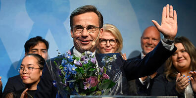 dpatopbilder - Der Konsverative Ulf Kristersson konnte die Parlamentswahl in Schweden am 11. September gewinnen und bekommt nun zwei Wochen Zeit, um eine Regierung zu bilden. Foto: Fredrik Sandberg/TT News Agency via AP/dpa - ACHTUNG: Nur zur reda...