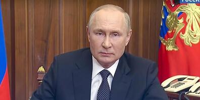 ARCHIV - Nach den völkerrechtswidrigen Scheinreferenden will Russlands Präsident Putin die Annexion mehrerer ukrainischer Gebiete bereits an diesem Freitag offiziell machen. Foto: Uncredited/Russian Presidential Press Service/AP/dpa - ACHTUNG: Nur...