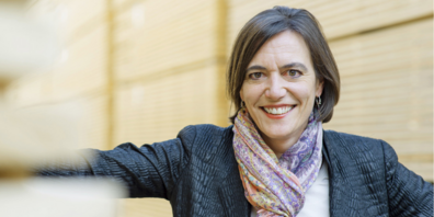 Ein Herz für Holz und Berufsnachwuchs: Anerkennungspreisträgerin Katharina Lehmann. 