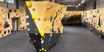 Am 5. November eröffnete die neue Boulderhalle im Aranea+. 