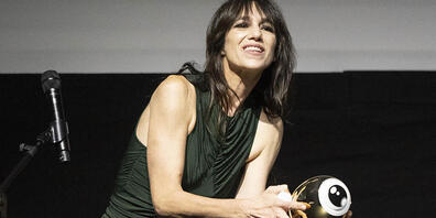 Schauspielerin Charlotte Gainsbourg erhält am 18. Zurich Film Festival den "Golden Eye Award".