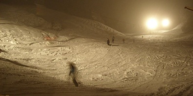 Schülerrennen am Skilift Sternenberg.