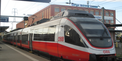 Heute gehören die modernen Züge der ÖBB zum Bild des internationalen Bahnhofs St.Margrethen.