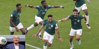 Kollektive Ekstase: Saudi Arabien feiert die WM-Sensation gegen Argentinien.