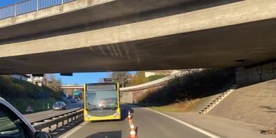 Weil er von der Sonne geblendet wurde, ist in Schaffhausen ein Buschauffeur zum Geisterfahrer geworden.