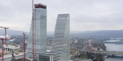 Herzog &amp; de Meuron sind etwas für die Roche-Türme in Basel (Bild), das Olympiastadion in Beijing oder die Allianz-Arena in München bekannt. (Archivbild)