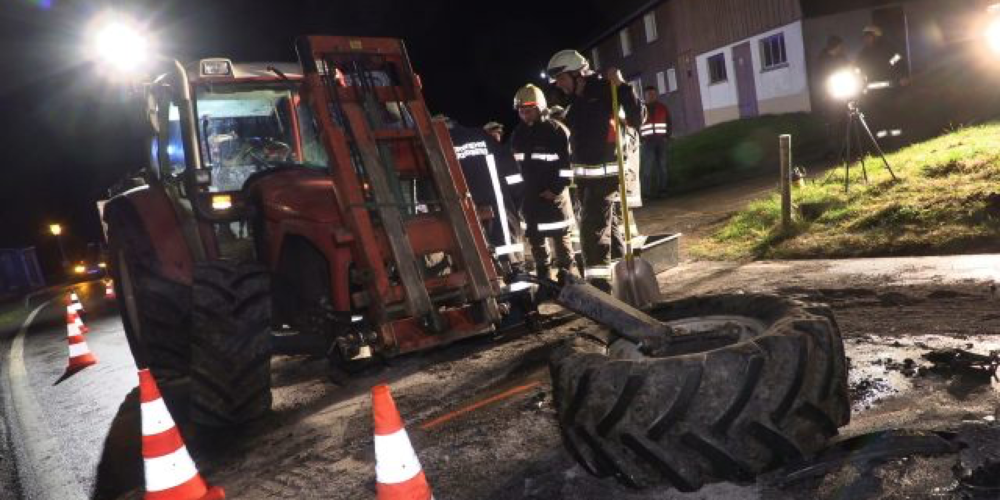 Die Unfallstelle in Schwarzenberg
