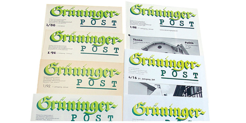 Die «Grüninger Post» erscheint seit 1985.