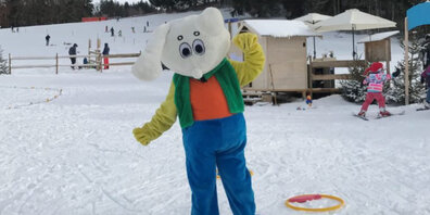 Das Skigebiet Wildberg bietet auch eine Schneesportschule.