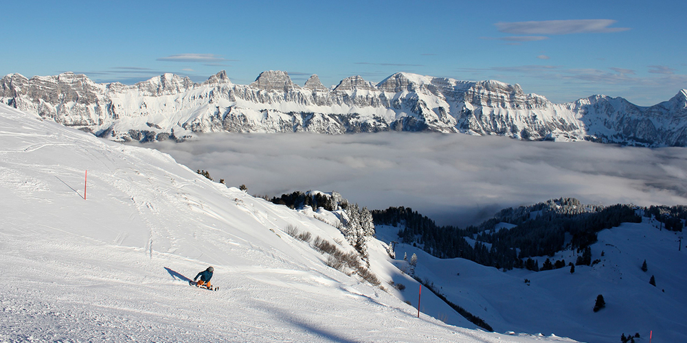 Teilbetrieb am Flumserberg: Am Wochenende startet die Wintersaison.