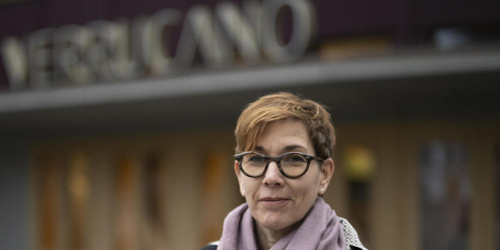 Eva Maron, Geschäftsleiterin des Verrucano. Sie ist eine von zwei Angestellten des Kulturzentrums von Mels SG.