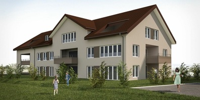 Visualisierung Neubau Stockenstrasse Algetshausen.