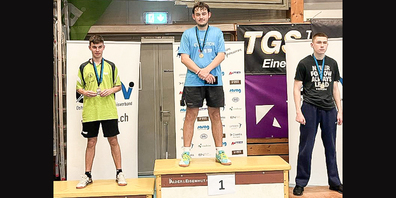 U19-Knaben: Lukas Ott (Wädenswil), Livio Schärrer (Neuhausen) und Tim Vilic (Neuhausen)