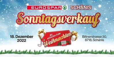 Am Sonntagsverkauf im EUROSPAR warten diverse attraktive Angebote – und es gibt Glühwein und Grillladen.