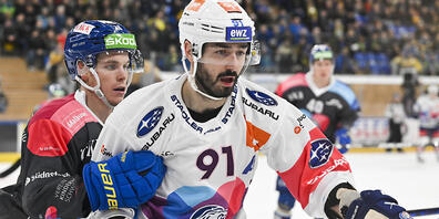 Denis Hollenstein traf zum 3:1 für die Lions in Davos