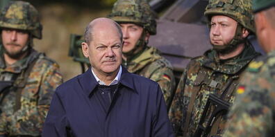 Deutschland wird trotz des 100-Milliarden-Euro-Sondervermögens für die Bundeswehr einem Bericht zufolge in den Jahren 2023 und ab 2026 das Zwei-Prozent-Ziel der Nato verfehlen. (Archivbild)
