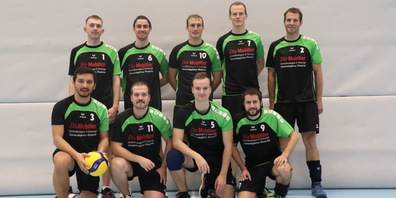 Das Fanionteam von Rheno-Volley