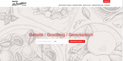 «Waltis Beizenführer» gibt es als Buch und online (hier der Screenshot der Homepage).