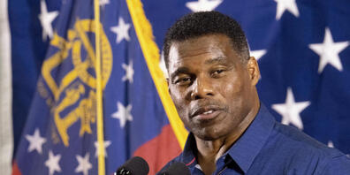 Herschel Walker, republikanischer Kandidat für den US-Senat, bei einer Wahlkampfveranstaltung in Kennesaw. Foto: Ben Gray/AP/dpa