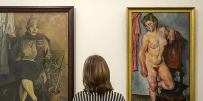 Bilder der ukrainischen Künstler Oleksandr Schewtschenko und  Oleksandr Osmyorkin haben im Kunstmuseum Basel Schutz vor dem Krieg gefunden.