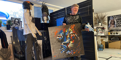 Herbie Betschart in seinem Atelier.