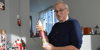 Ivo Ziltener sammelt leidenschaftlich Samichläuse.