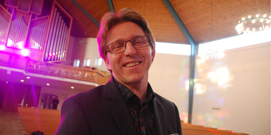 Andreas Signer, Dirigent Stadtharmonie Wil – Kirchenkonzert 2022 Kreuzkirche Wil.