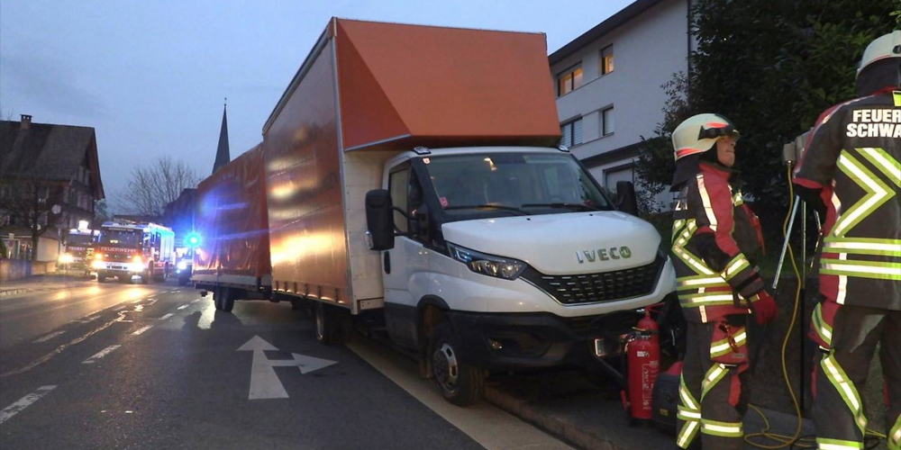 Aufgrund eines medizinischen Vorfalls von der Fahrbahn abgekommen